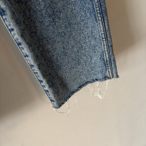 J Crew Vintage Classic Women’s Denim Jeans Sz 32 Raw Hem High Rise Casual Preppy - Picture 4 of 13